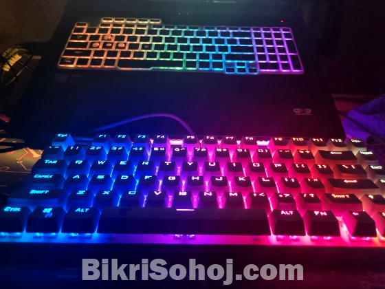 Mechanical Gaming Keyboard 81 Keys 60% Compact